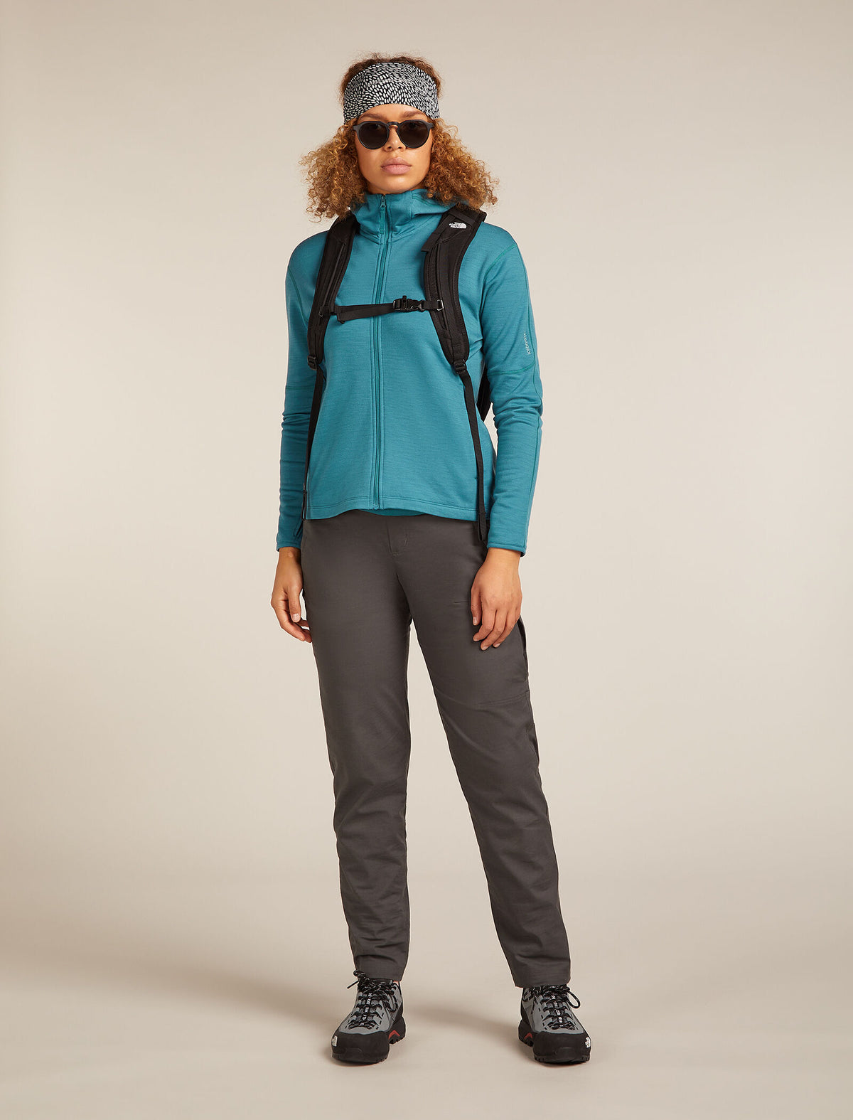 Women’s Merino 360 Realfleece™ Elemental Long Sleeve Zip Hoodie Topaz - 4