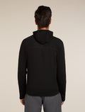 Men’s Merino 360 Realfleece™ Elemental Long Sleeve Zip Hoodie Black - 2