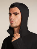 Men’s Merino 360 Realfleece™ Elemental Long Sleeve Zip Hoodie Black - 11