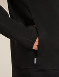Men’s Merino 360 Realfleece™ Elemental Long Sleeve Zip Hoodie Black - 12