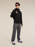 Men’s Merino 360 Realfleece™ Elemental Long Sleeve Zip Hoodie Black - 4