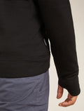 Men’s Merino 360 Realfleece™ Elemental Long Sleeve Zip Hoodie Black - 5