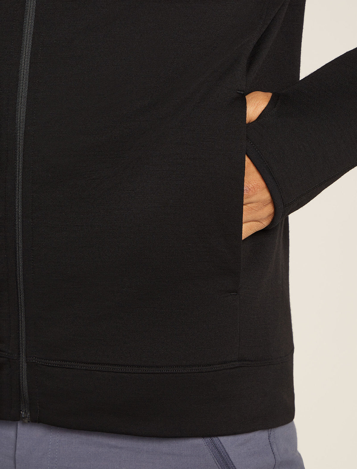 Men’s Merino 360 Realfleece™ Elemental Long Sleeve Zip Hoodie Black - 9