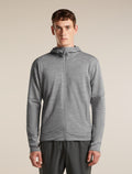 Men's Merino 360 RealFleece™  Elemental Long Sleeve Zip Hoodie Metro Heather - 1