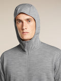 Men's Merino 360 RealFleece™  Elemental Long Sleeve Zip Hoodie Metro Heather - 8