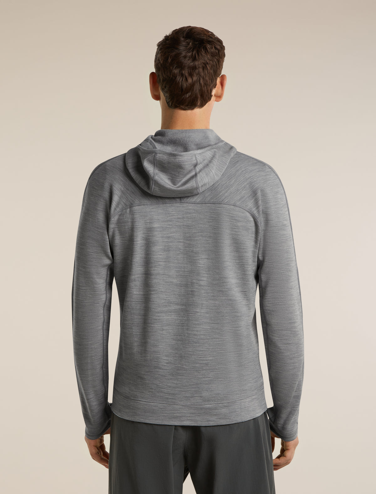 Men's Merino 360 RealFleece™  Elemental Long Sleeve Zip Hoodie Metro Heather - 2