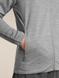 Men's Merino 360 RealFleece™  Elemental Long Sleeve Zip Hoodie Metro Heather - 9