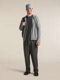 Men's Merino 360 RealFleece™  Elemental Long Sleeve Zip Hoodie Metro Heather - 4