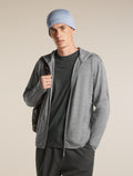 Men's Merino 360 RealFleece™  Elemental Long Sleeve Zip Hoodie Metro Heather - 5