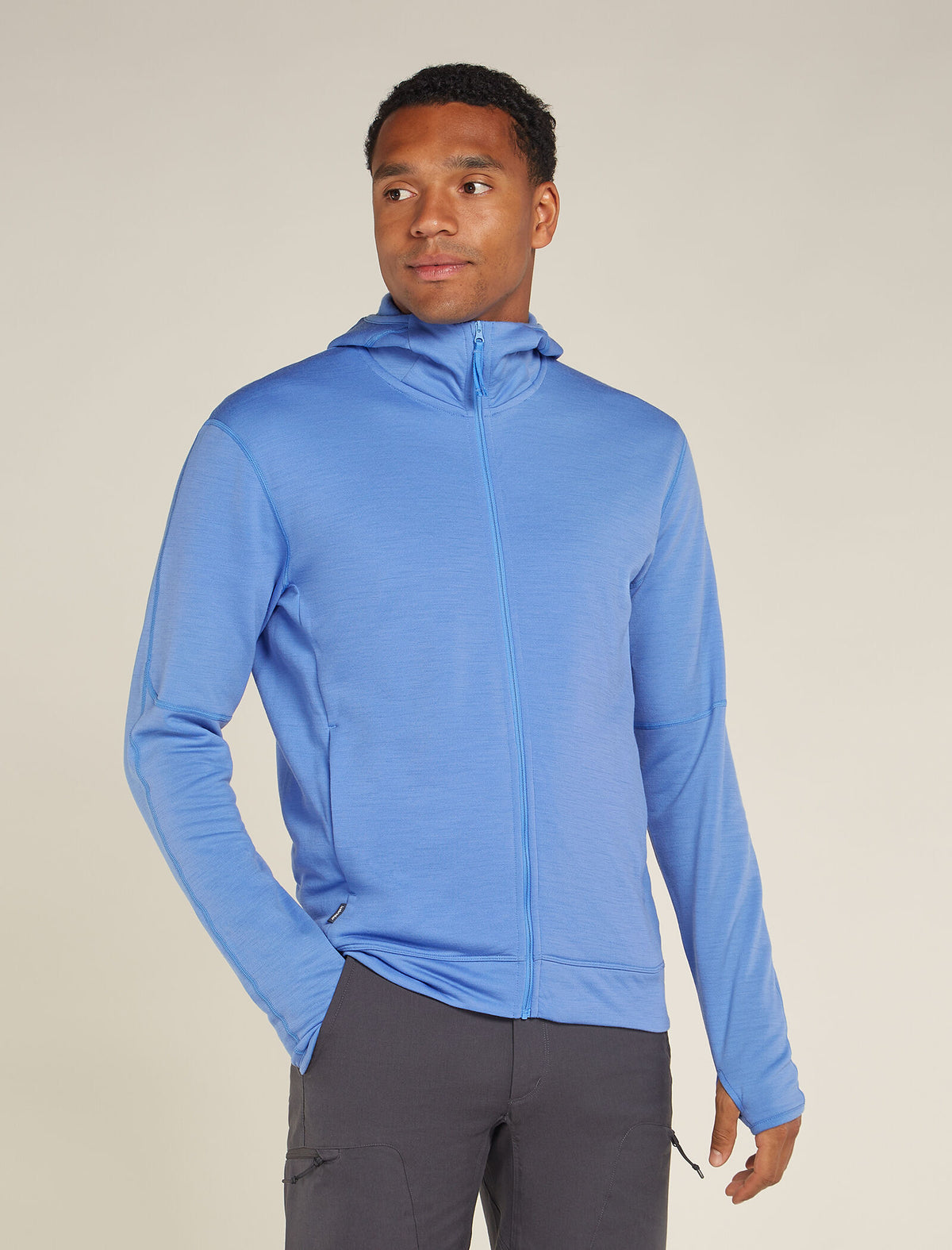 Men’s Merino 360 Realfleece™ Elemental Long Sleeve Zip Hoodie Baja - 1