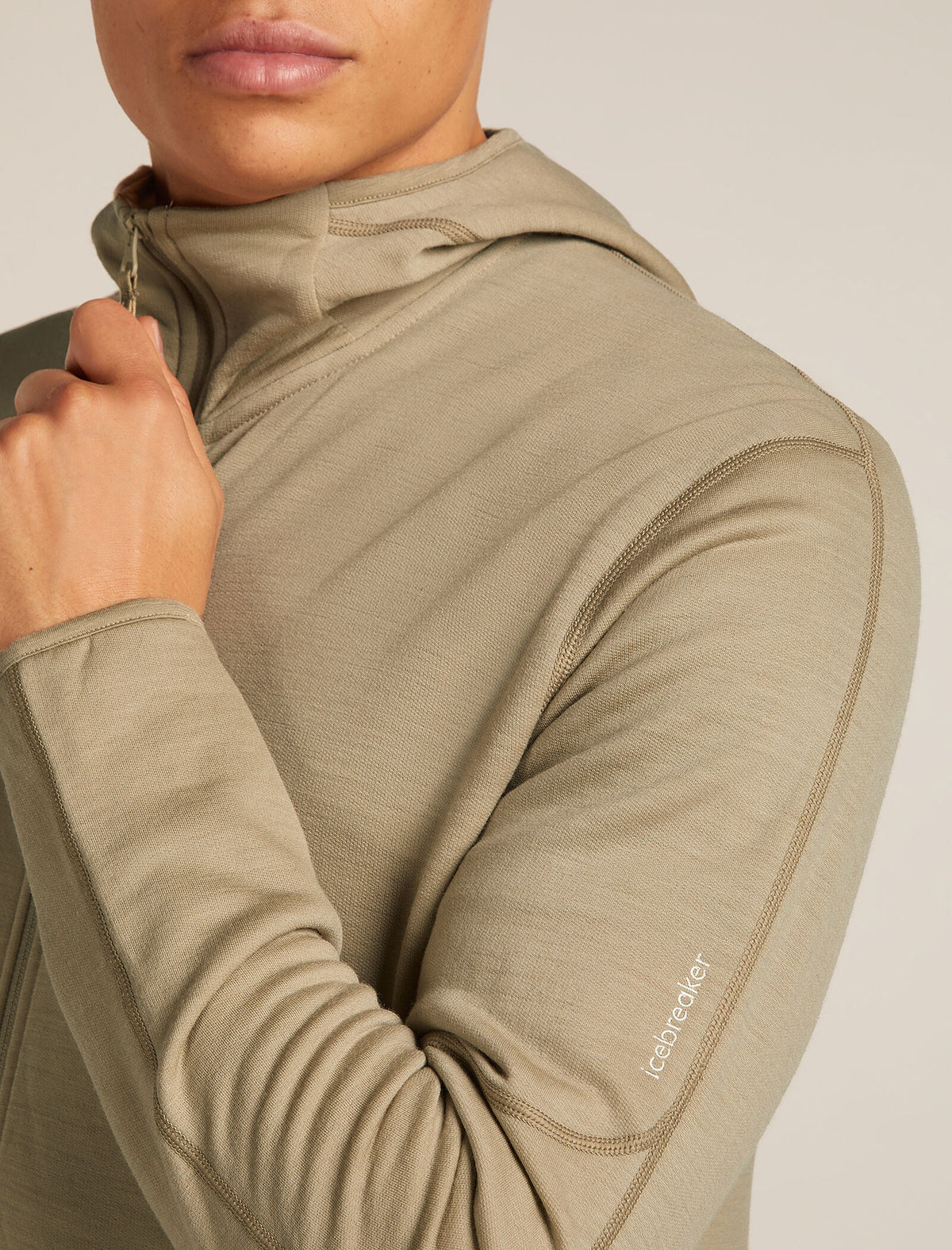 Men’s Merino 360 Realfleece™ Elemental Long Sleeve Zip Hoodie Flagstone - 5