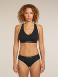 Women’s Merino Blend 125 Cool-Lite™ Sprite Racerback Bra Black - 1