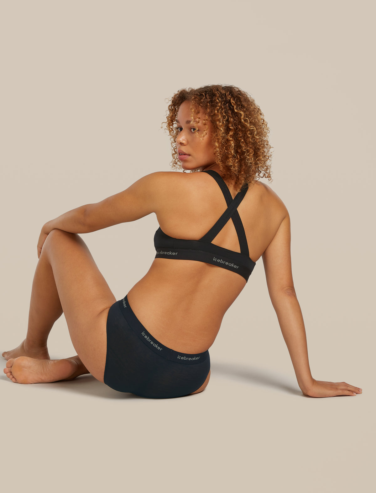 Women’s Merino Blend 125 Cool-Lite™ Sprite Racerback Bra Black - 5