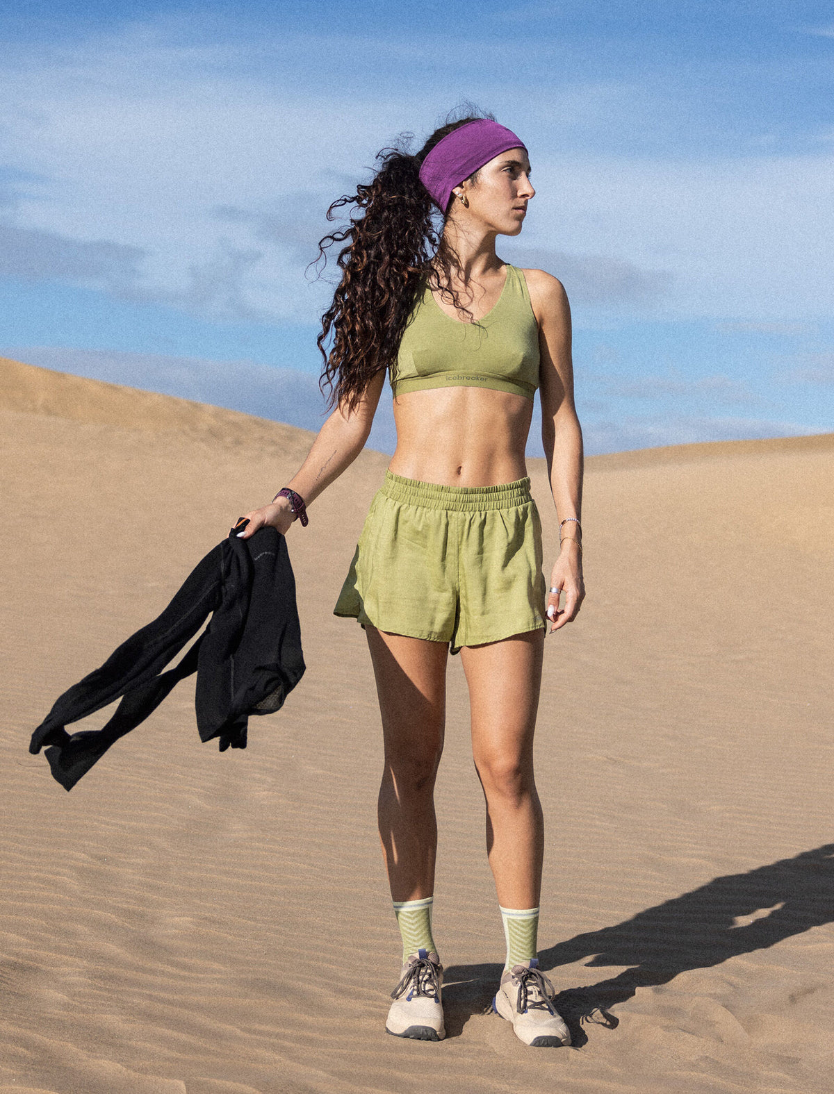 Women’s Merino Blend 125 Cool-Lite™ Sprite Racerback Bra Olive - 6