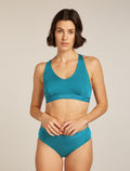 Women’s Merino Blend 125 Cool-Lite™ Sprite Racerback Bra Topaz - 1