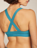Women’s Merino Blend 125 Cool-Lite™ Sprite Racerback Bra Topaz - 4