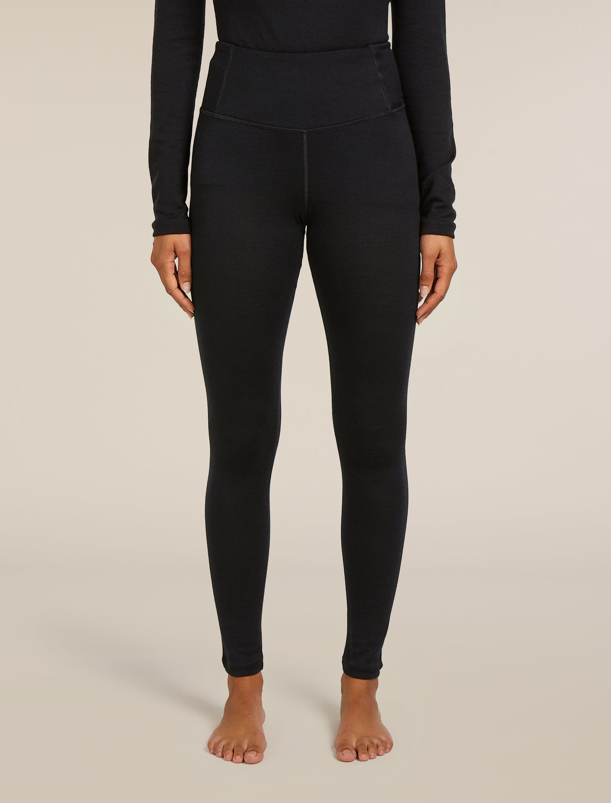 Women’s Merino 260 Tech High Rise Thermal Leggings Black - 1