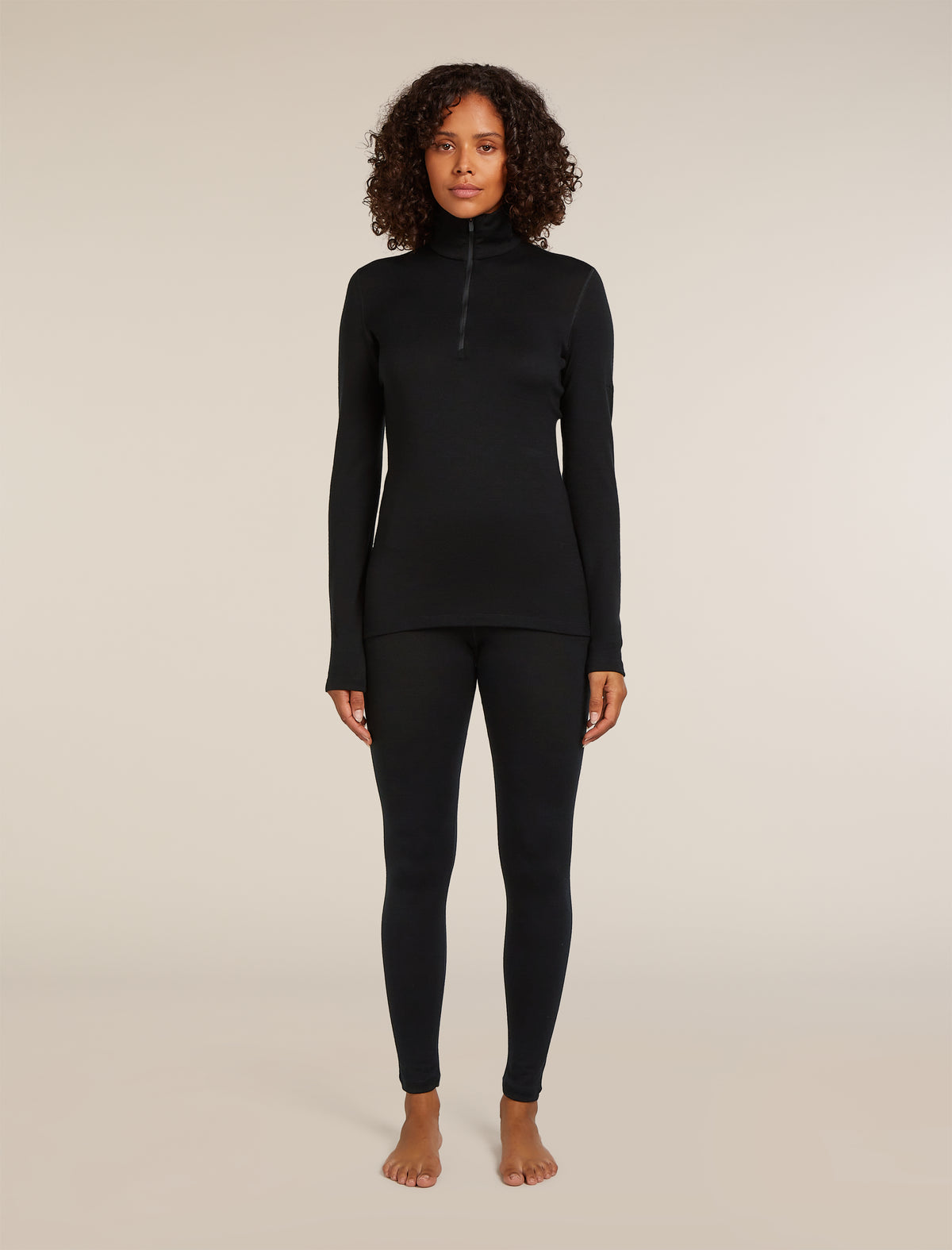Women’s Merino 260 Tech High Rise Thermal Leggings Black - 3