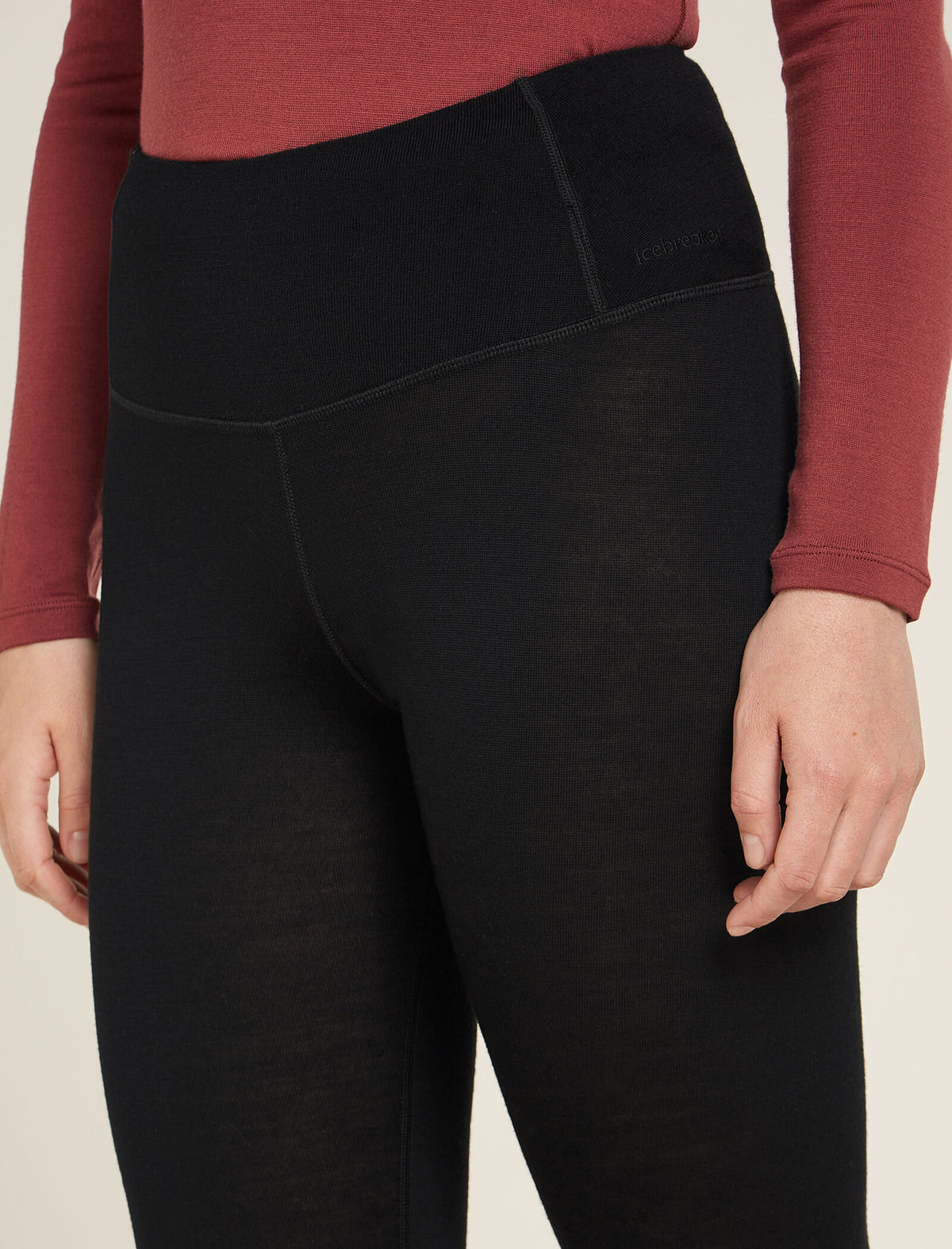 Women’s Merino 260 Tech High Rise Thermal Leggings Black - 5