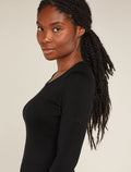 Women’s Merino 260 Tech Long Sleeve Scoop Thermal Top Black - 5