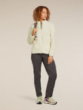 Women’s Merino Blend 960 RealFleece™ High Pile Long Sleeve Zip Jacket Undyed - 4