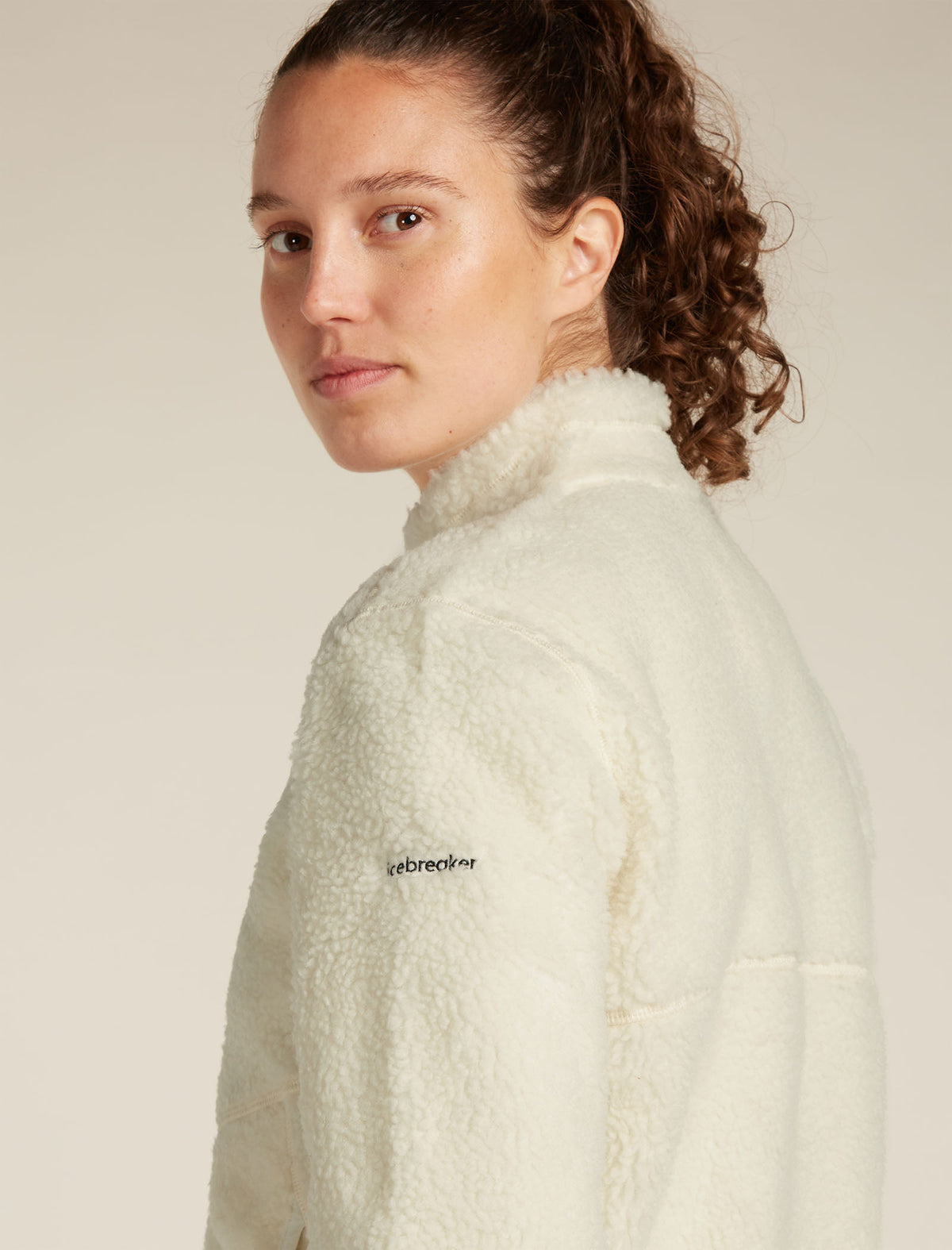 Women’s Merino Blend 960 RealFleece™ High Pile Long Sleeve Zip Jacket Undyed - 5