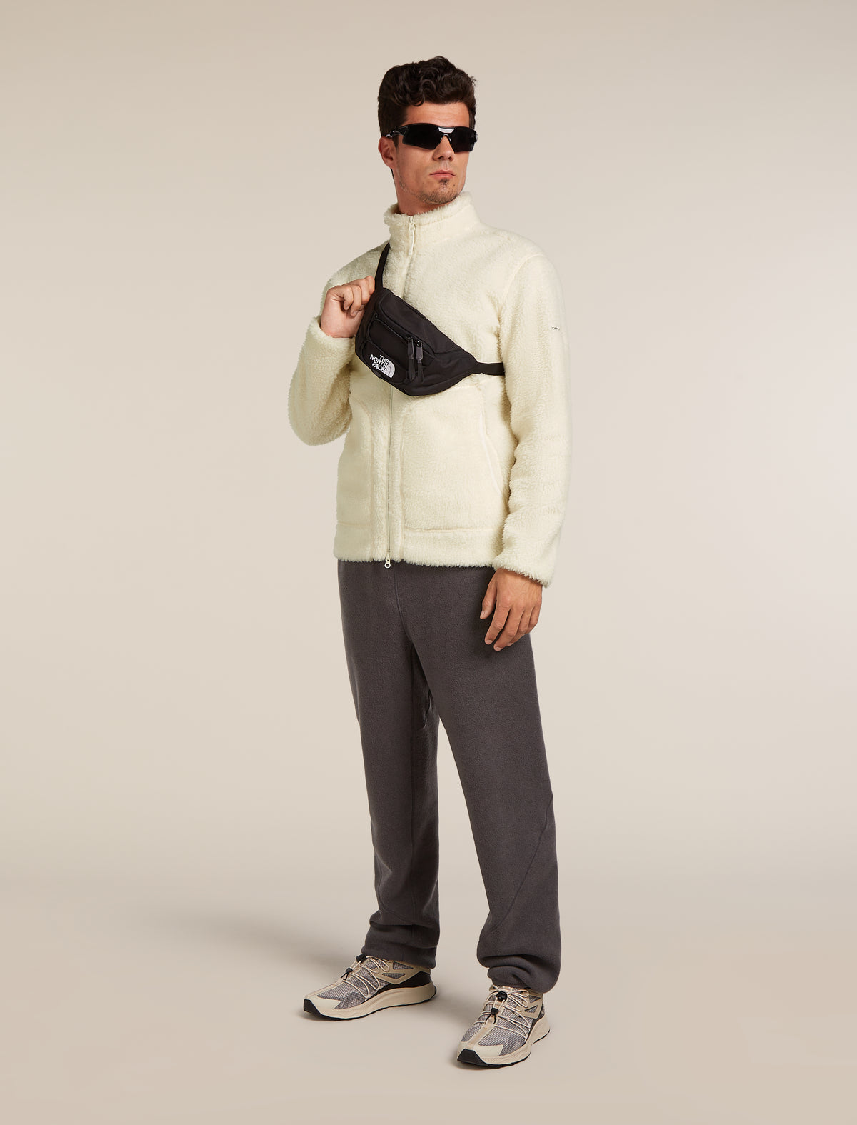Men’s Merino Blend 960 RealFleece™ High Pile Long Sleeve Zip Jacket Undyed - 4