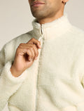 Men’s Merino Blend 960 RealFleece™ High Pile Long Sleeve Zip Jacket Undyed - 5