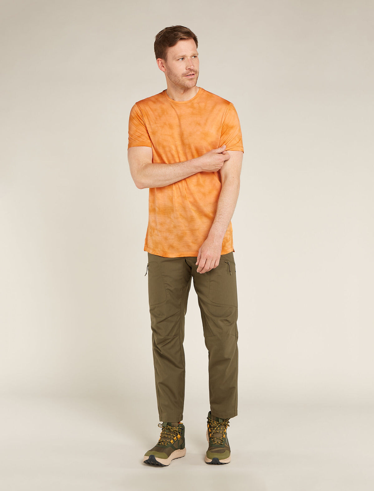 Men’s Merino Blend 125 Cool-Lite™ Sphere Short Sleeve T-Shirt Cloud Dye Feldspar/Ray - 3