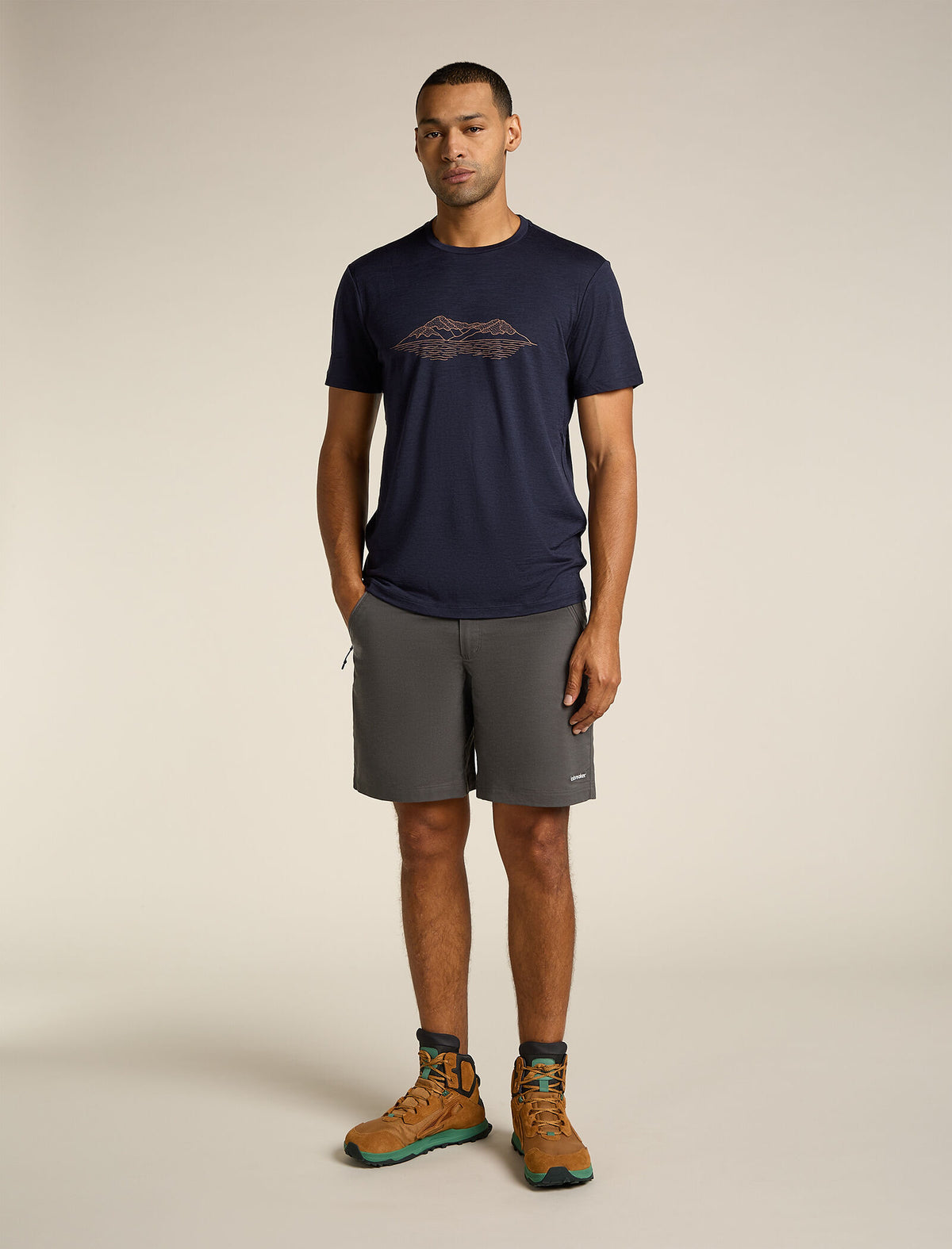 Men’s Merino 150 Tech Lite Short Sleeve T-Shirt Pukaki Reflected Glacier - 3