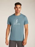 Men’s Merino 150 Tech Lite Short Sleeve T-Shirt Polar Paddle Blue ash - 1