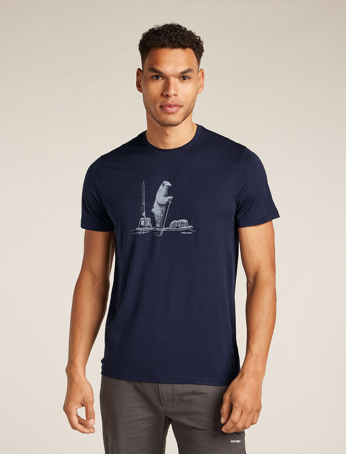 Men’s Merino 150 Tech Lite Short Sleeve T-Shirt Polar Paddle Glacier - 1