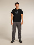 Men’s Merino 150 Tech Lite Short Sleeve T-Shirt Skiing Yeti Black - 3