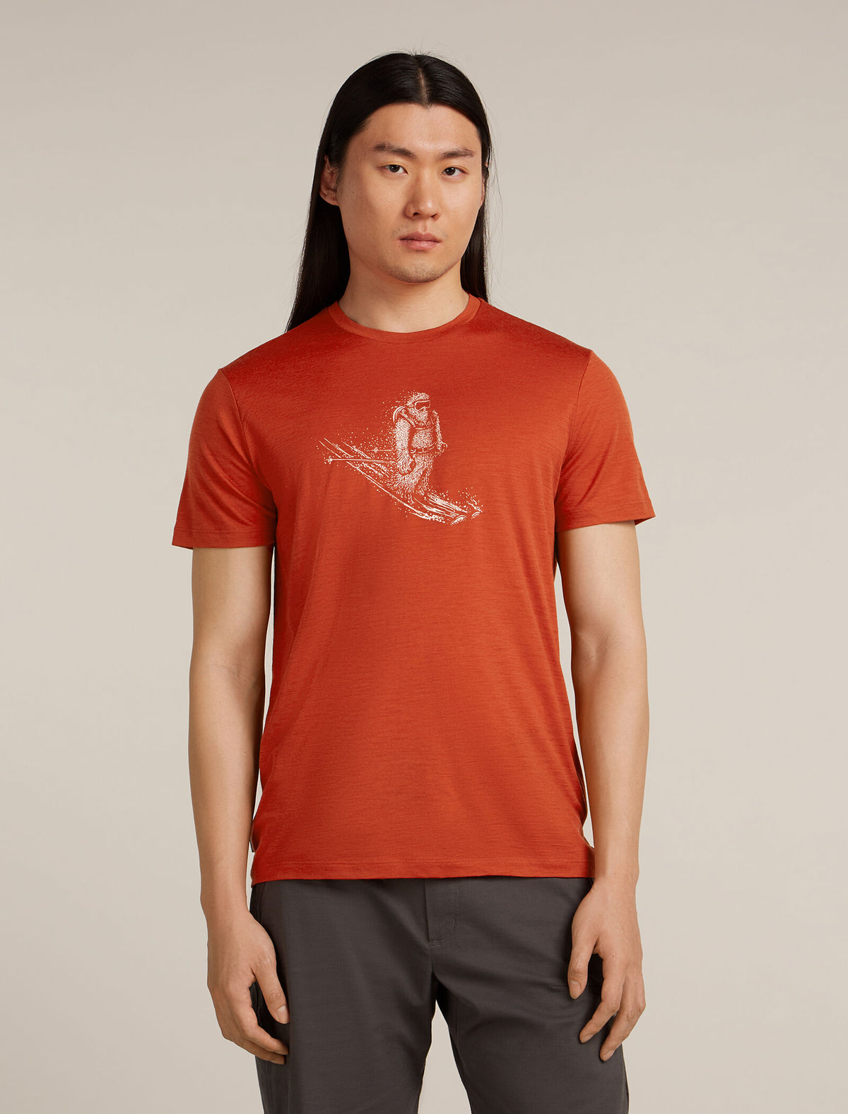 Men’s Merino 150 Tech Lite Short Sleeve T-Shirt Skiing Yeti Agate - 1