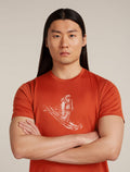 Men’s Merino 150 Tech Lite Short Sleeve T-Shirt Skiing Yeti Agate - 5
