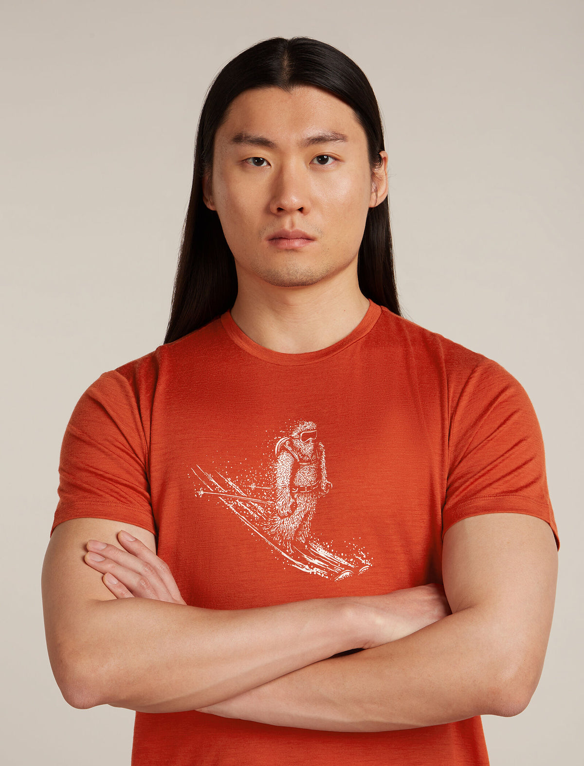 Men’s Merino 150 Tech Lite Short Sleeve T-Shirt Skiing Yeti Agate - 5