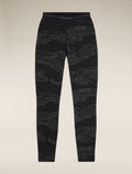 Merino 260 Vertex Thermal Leggings Snow Guide Black/Galaxy - 2