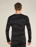Men’s Merino 260 Vertex Long Sleeve Crew Thermal Top Snow Guide Black/Galaxy - 2