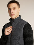 icebreaker-apac Men's 1360 MerinoLoft™ Vest Obsidian Men - 6