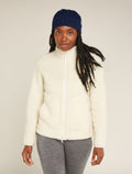 Unisex Merino Cable Knit Beanie Midnight Navy/Royal Navy - 5