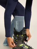 Men’s Merino Ski+ Medium Over The Calf Socks Blue Ash/Mint - 1