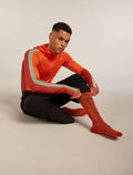 Men’s Merino Ski+ Medium Over The Calf Socks Fervid/Agate - 2