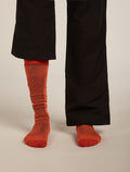 Men’s Merino Ski+ Medium Over The Calf Socks Fervid/Agate - 3