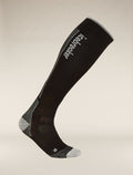 Men’s Merino Ski+ Ultralight Over The Calf Socks Black/Ether - 5