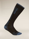 Women’s Merino Ski+ Ultralight Over The Calf Socks Black/Dawn - 5
