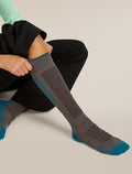 Women’s Merino Blend Ski+ Medium OTC Porcini/Tidal teal/Java - 2