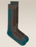 Women’s Merino Blend Ski+ Medium OTC Porcini/Tidal teal/Java - 4