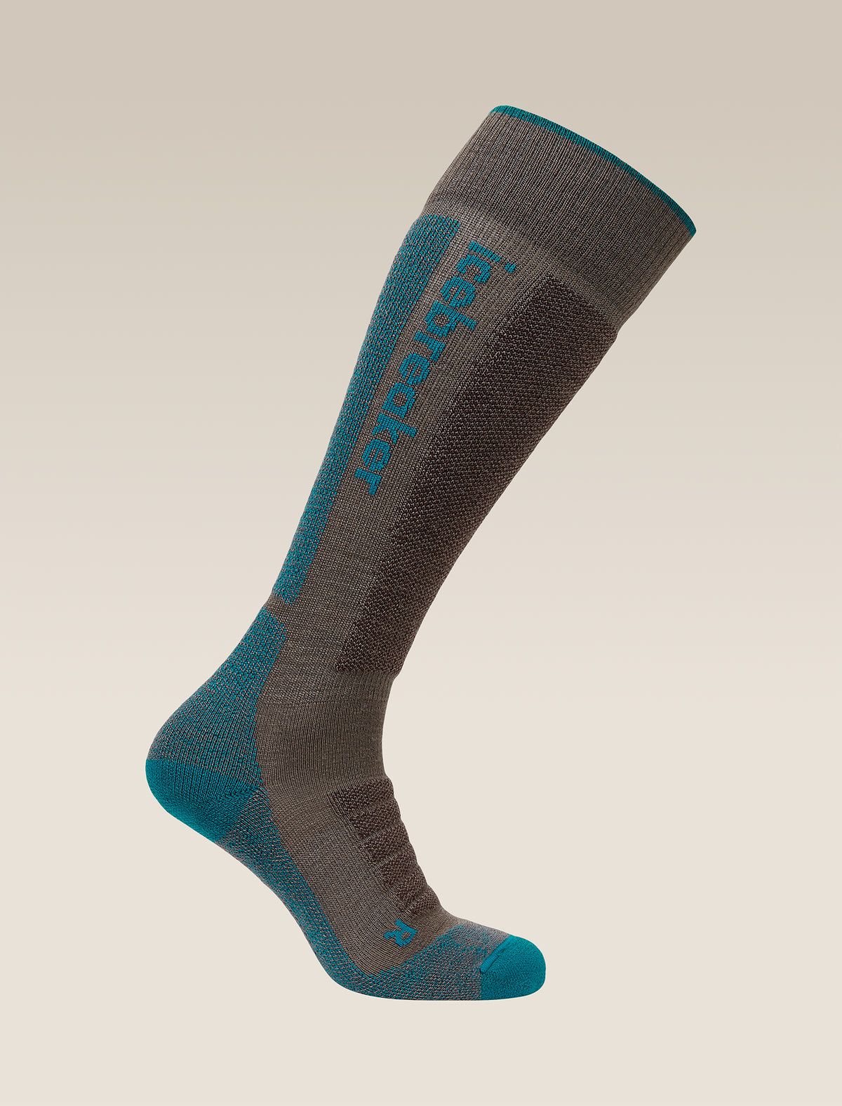 Women’s Merino Blend Ski+ Medium OTC Porcini/Tidal teal/Java - 5