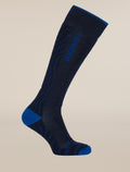 icebreaker-apac Women's Merino Blend Ski+ Medium Over The Calf Socks Mountain Contour Midnight Navy/Lazurite/Black Women - 3