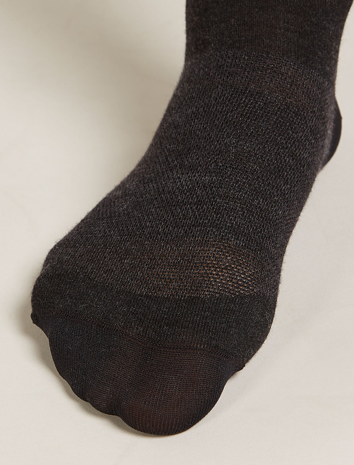 Women’s Merino Snow Liner Over The Calf Socks Black/Ether - 3
